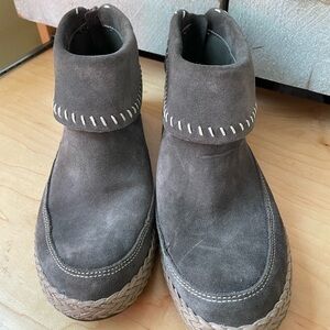 UGG Light Green Suede Boots